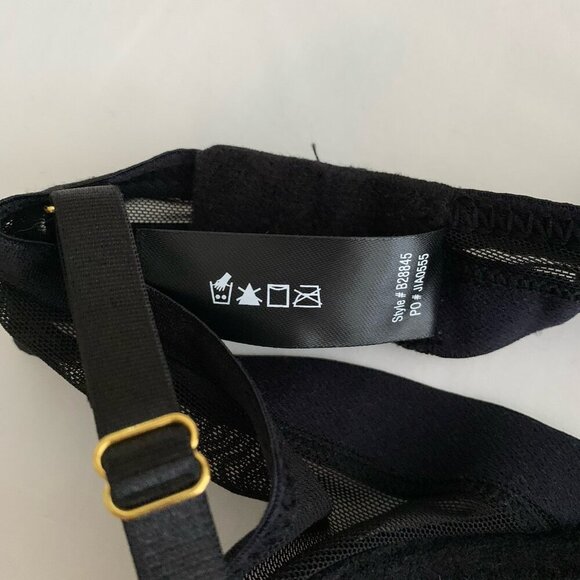 Rene Rofe Lingerie Extreme Black Push Up Bra Size 36B Lace NWT - Picture 8 of 8